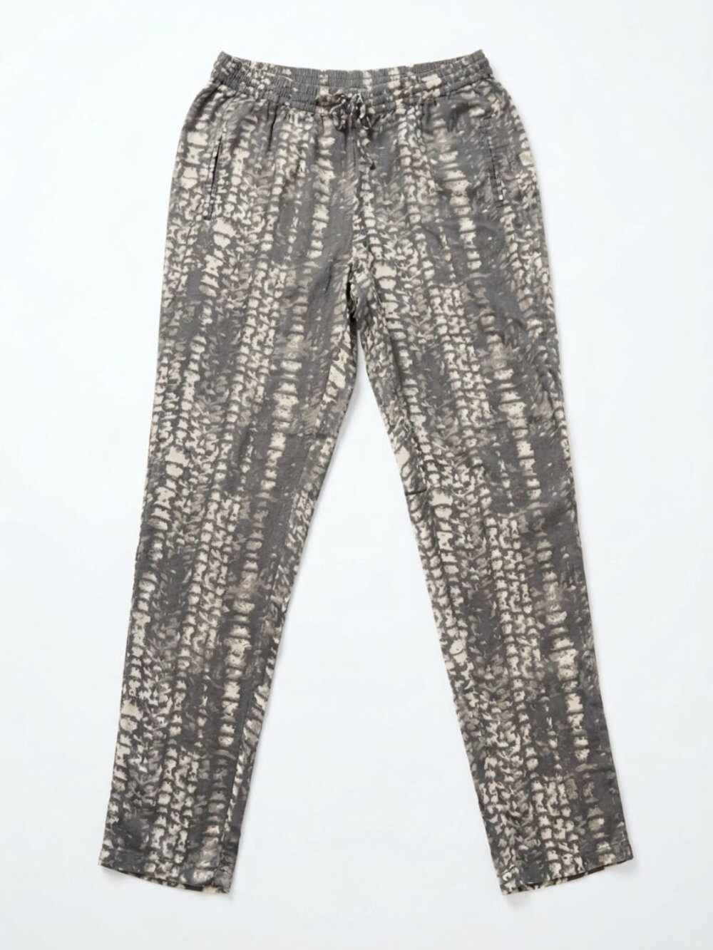 SOYACONCEPT Abstract Tie-Dye Elastic Waist Pull-On Pants Boho Beach Travel SMALL